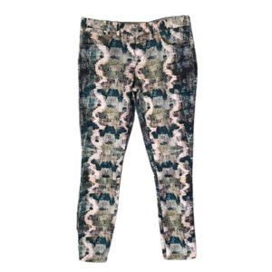 MADEWELL Women's 29 Printed Midrise Skinny Pants